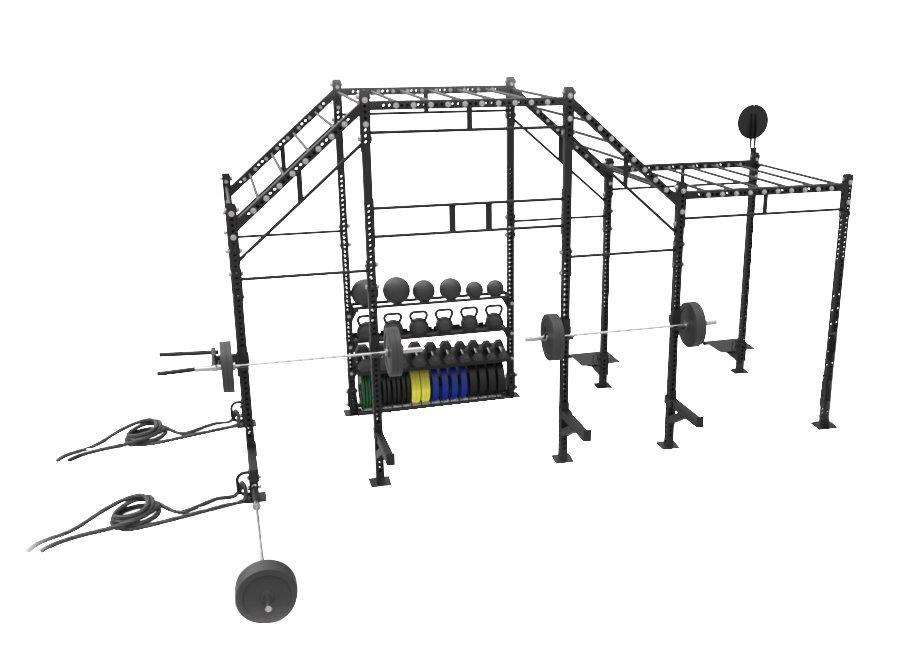 Monkey Bar Rig Incline